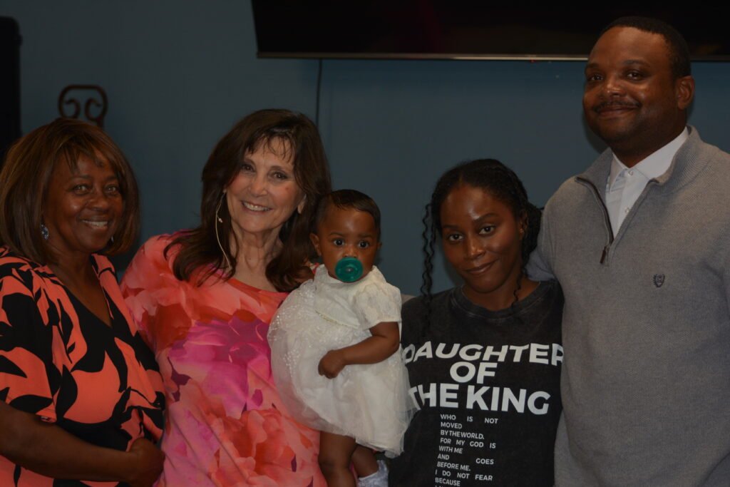 We welcome our newest family member through baby dedication. Train them up in the way they should go.